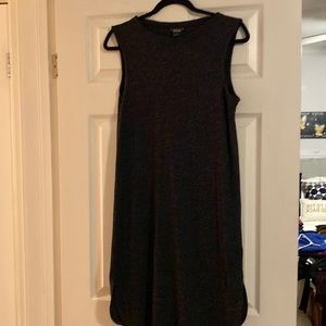 Roots, black, ribbed tank dress. EUC, size large.  Very soft and comfortable.